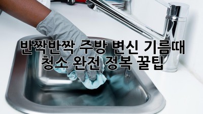 반짝반짝✨ 주방 변신! 기름때 청소 완전 정복 꿀팁 🍯